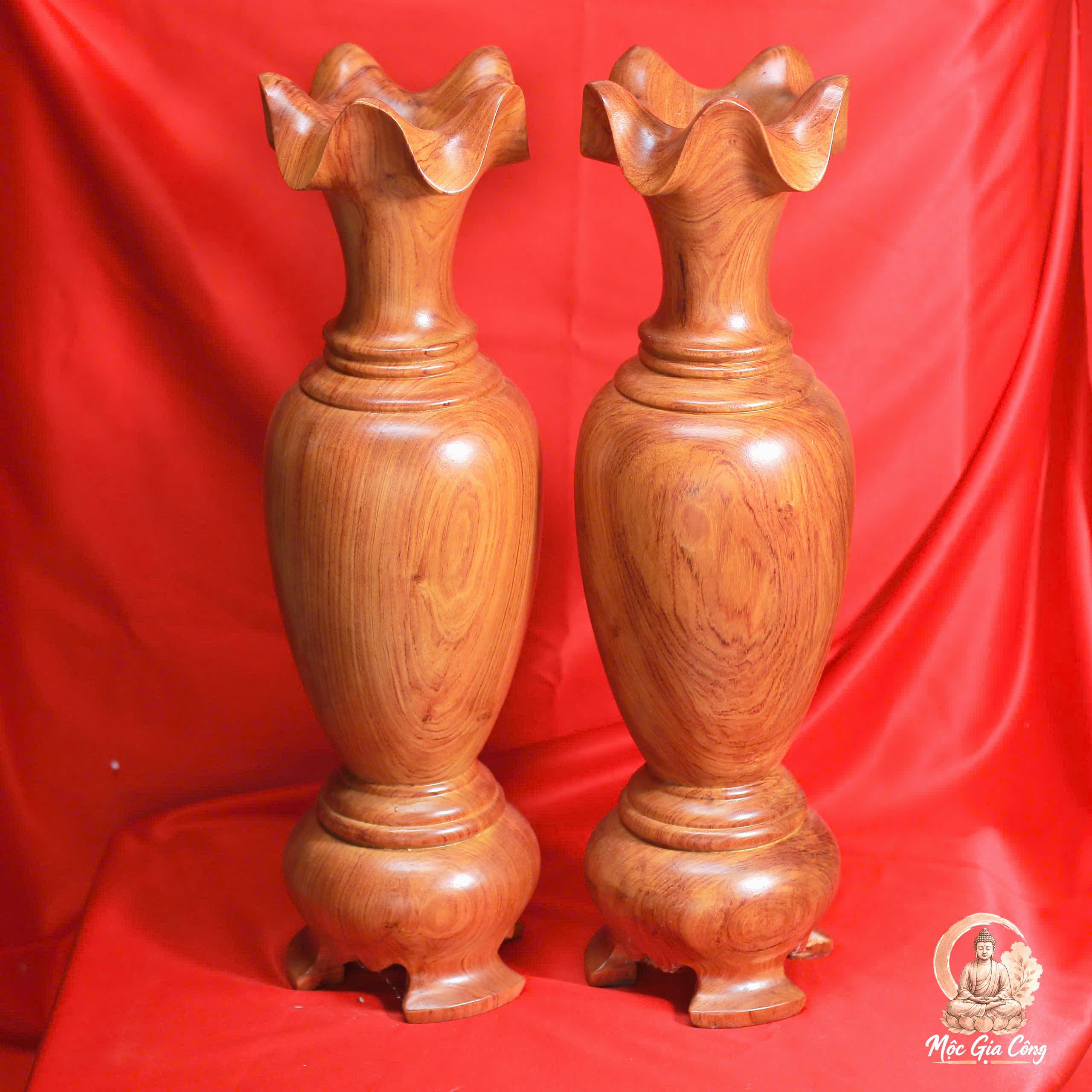Lục Bình Trơn Gỗ Hương Đá 2
