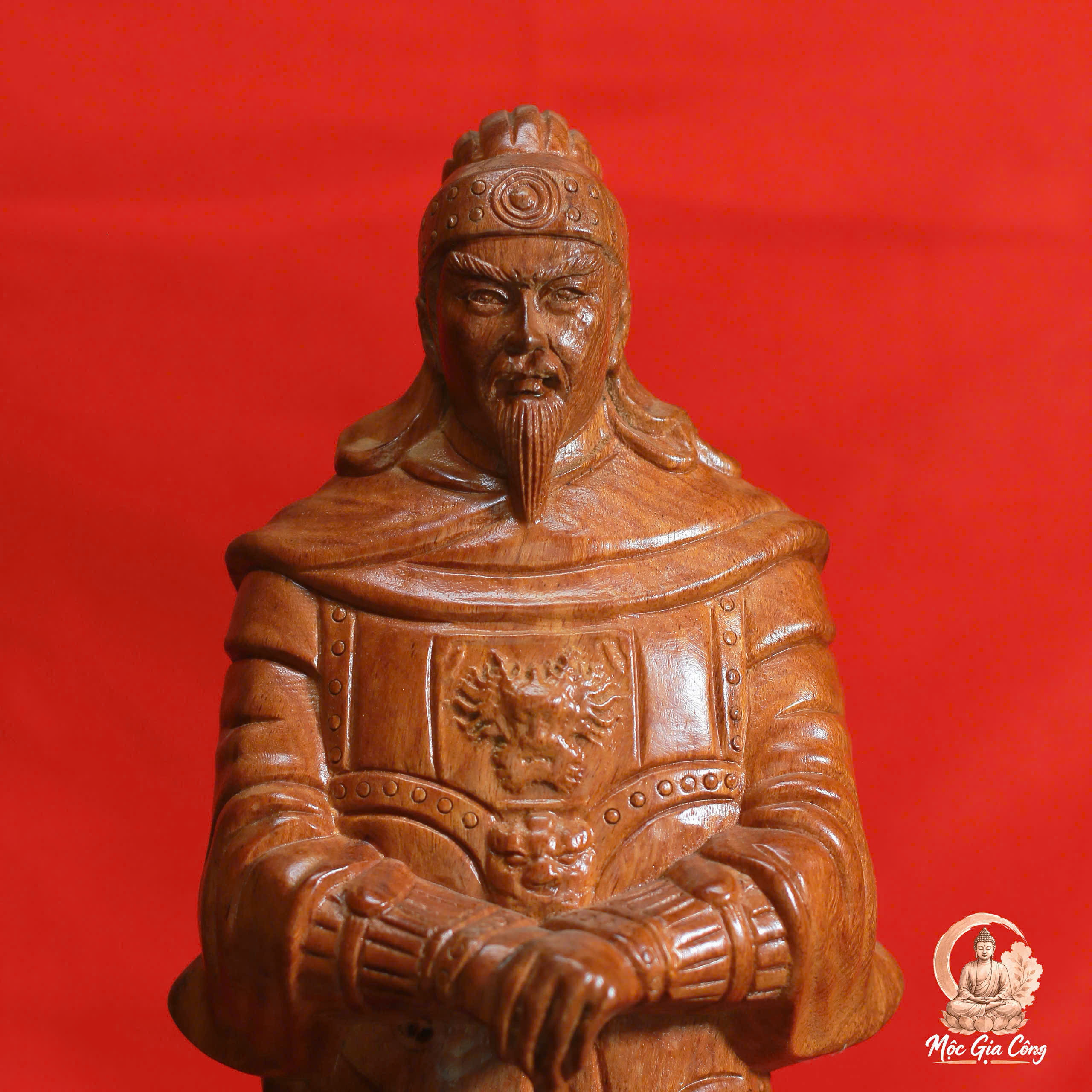 Hưng Đạo Đại Vương Trần Quốc Tuấn Gỗ Hương Đá 3
