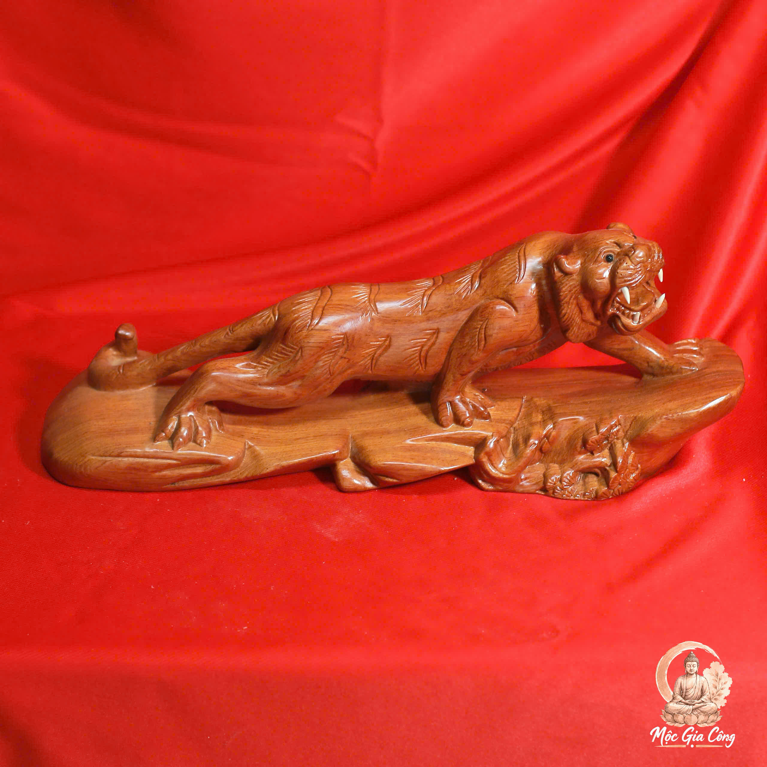 Linh Vật Hổ Gỗ Hương Đá