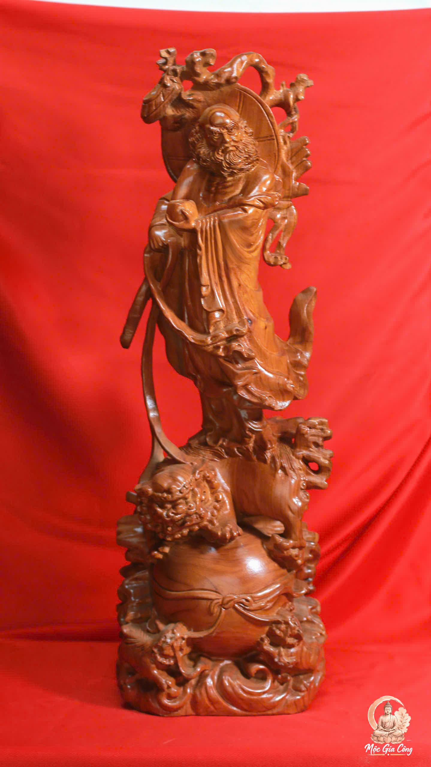Đạt Ma Sư Tổ Gỗ Hương Đá 5