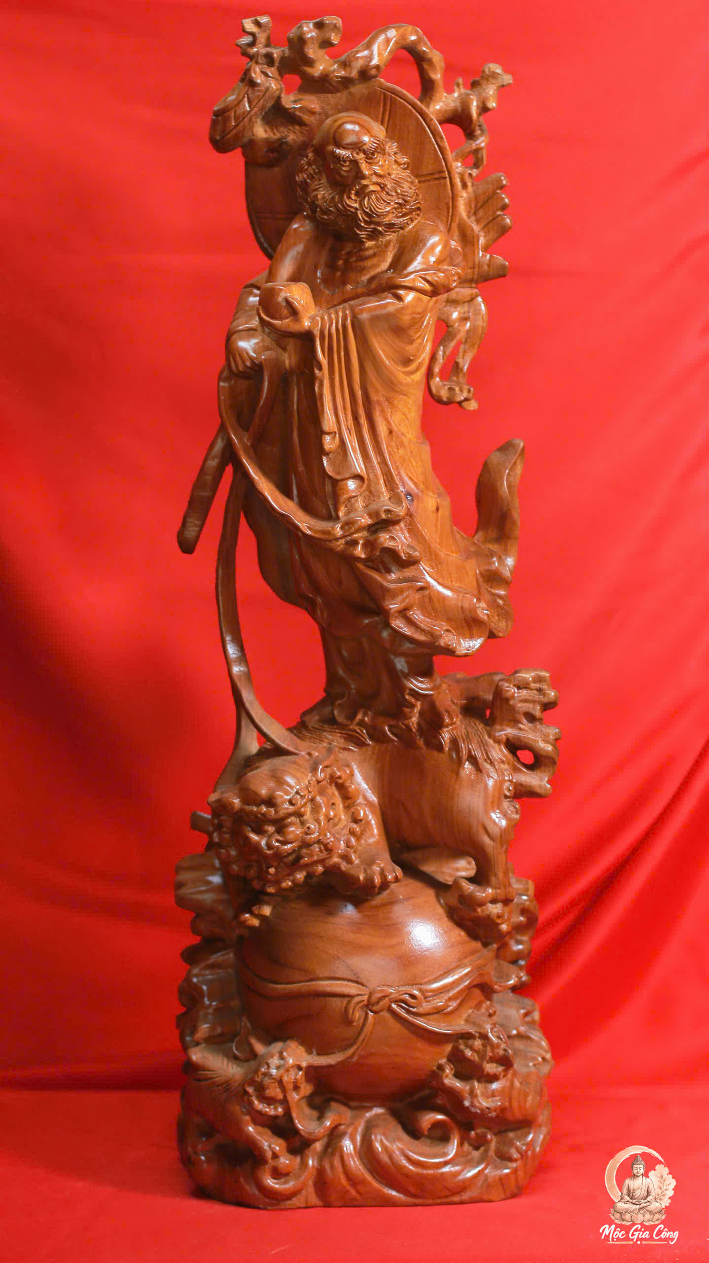 Đạt Ma Sư Tổ Gỗ Hương Đá 2