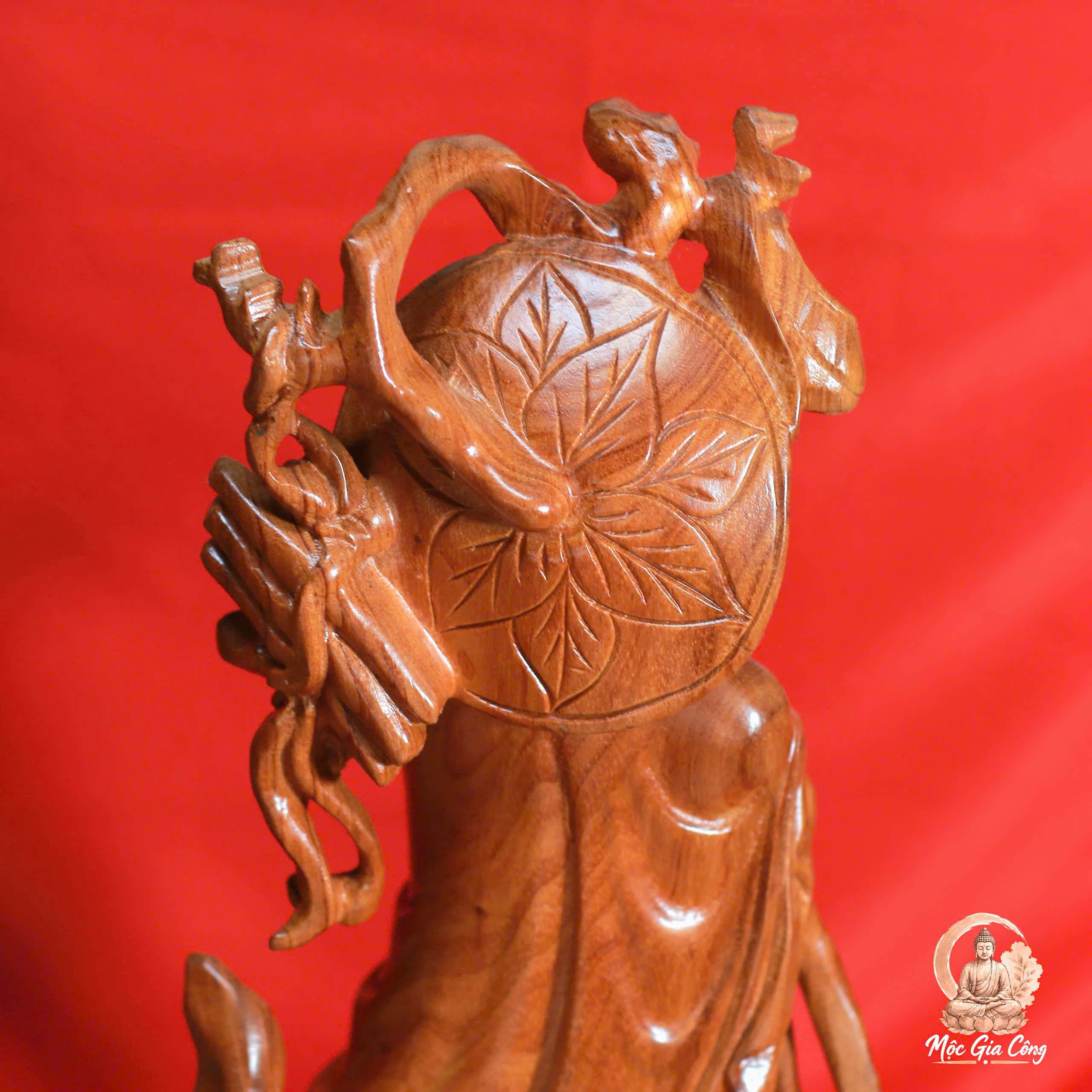Đạt Ma Sư Tổ Gỗ Hương Đá 9