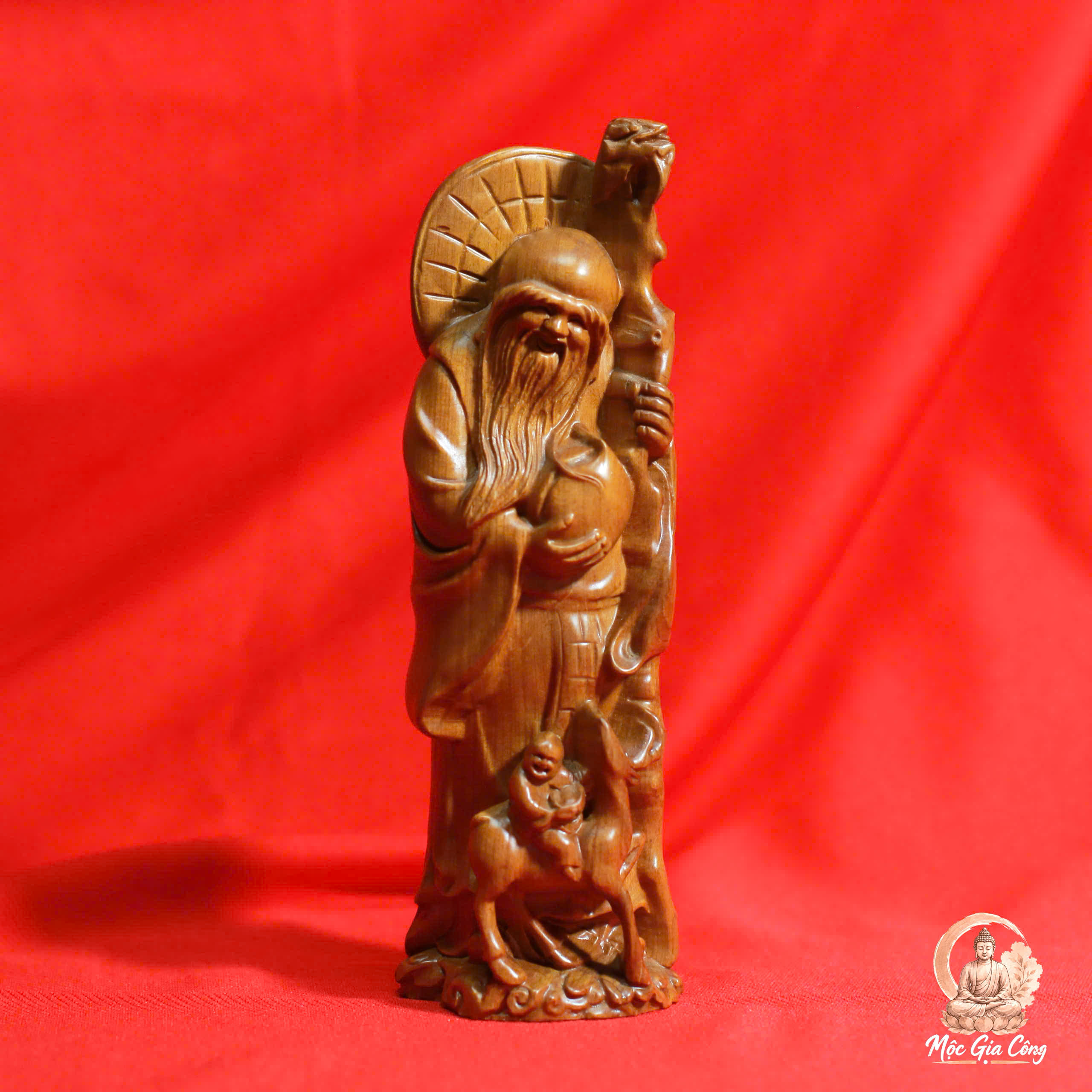 Ông Thọ Mini Gỗ Bách Xanh
