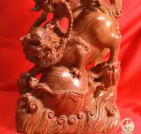 Đạt Ma Bay Uy Phong Gỗ Hương Đá 3