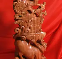 Đạt Ma Bay Uy Phong Gỗ Hương Đá 4