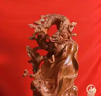 Đạt Ma Bay Uy Phong Gỗ Hương Đá 2