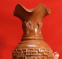 Lục Bình Tứ Quý Gỗ Hương Đá 3