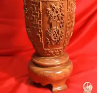 Lục Bình Tứ Quý Gỗ Hương Đá 5