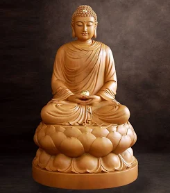 Tượng Phật Di Lặc gỗ hương